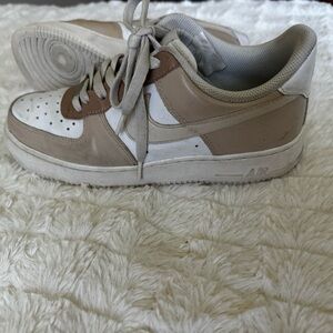 Brown Air Force Ones.